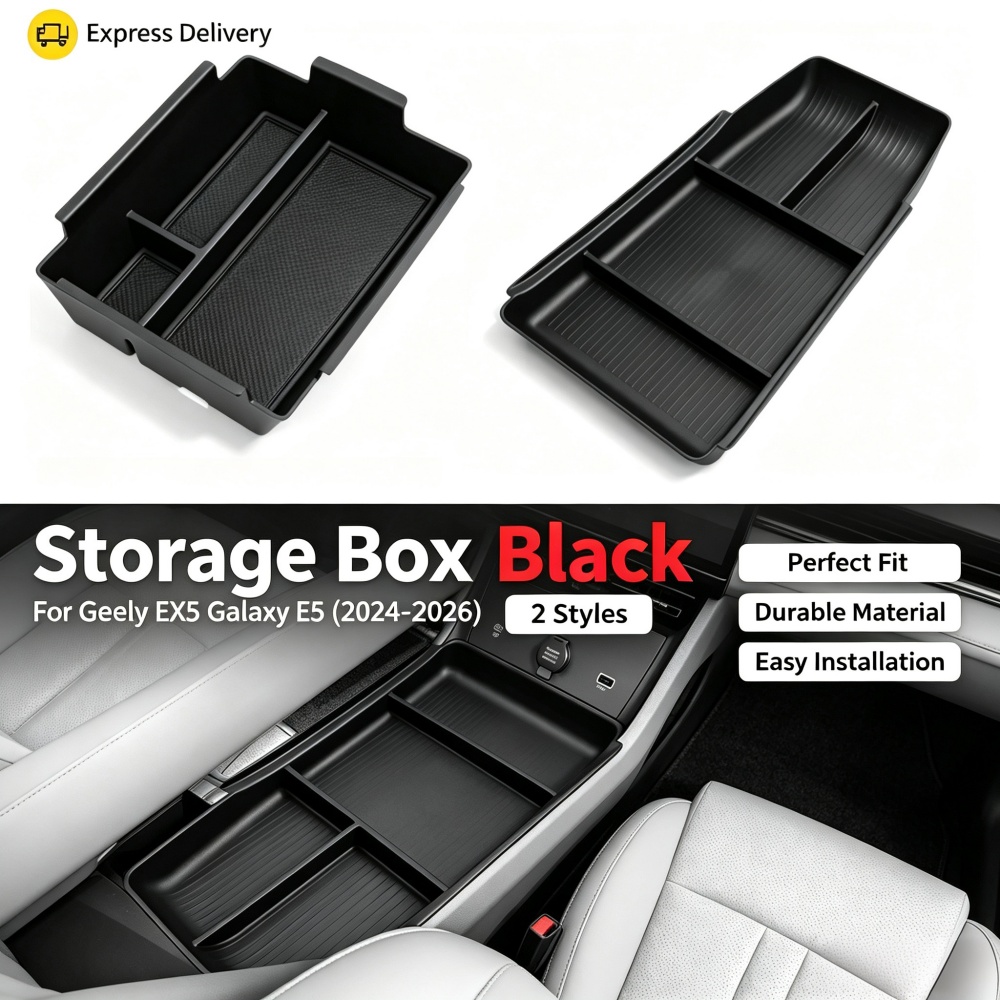 Car Accessories App - Car Central Control Armrest Under Storage