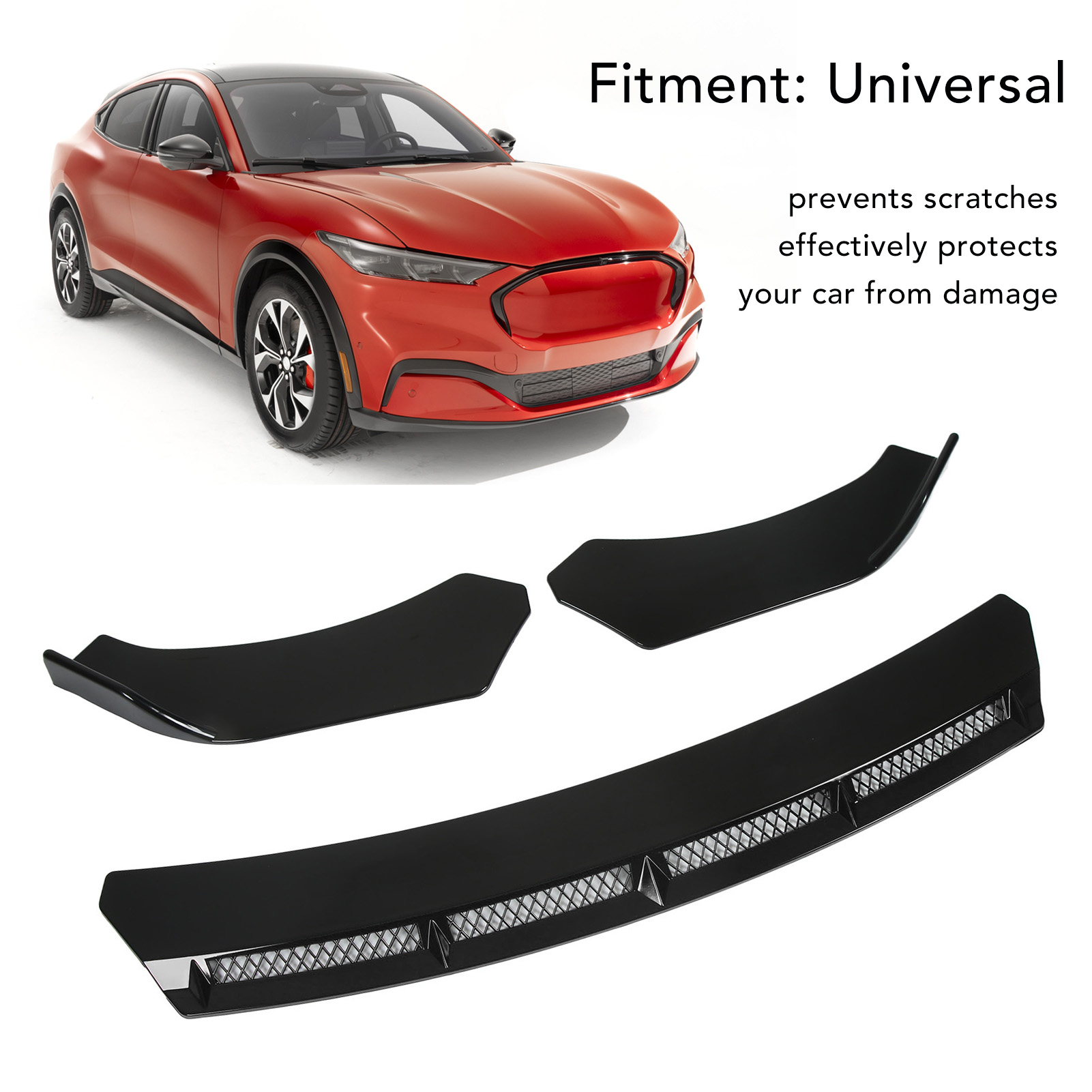 3pcs Car Front Bumper Lip Spoi - Car Accessories Lipa review and price