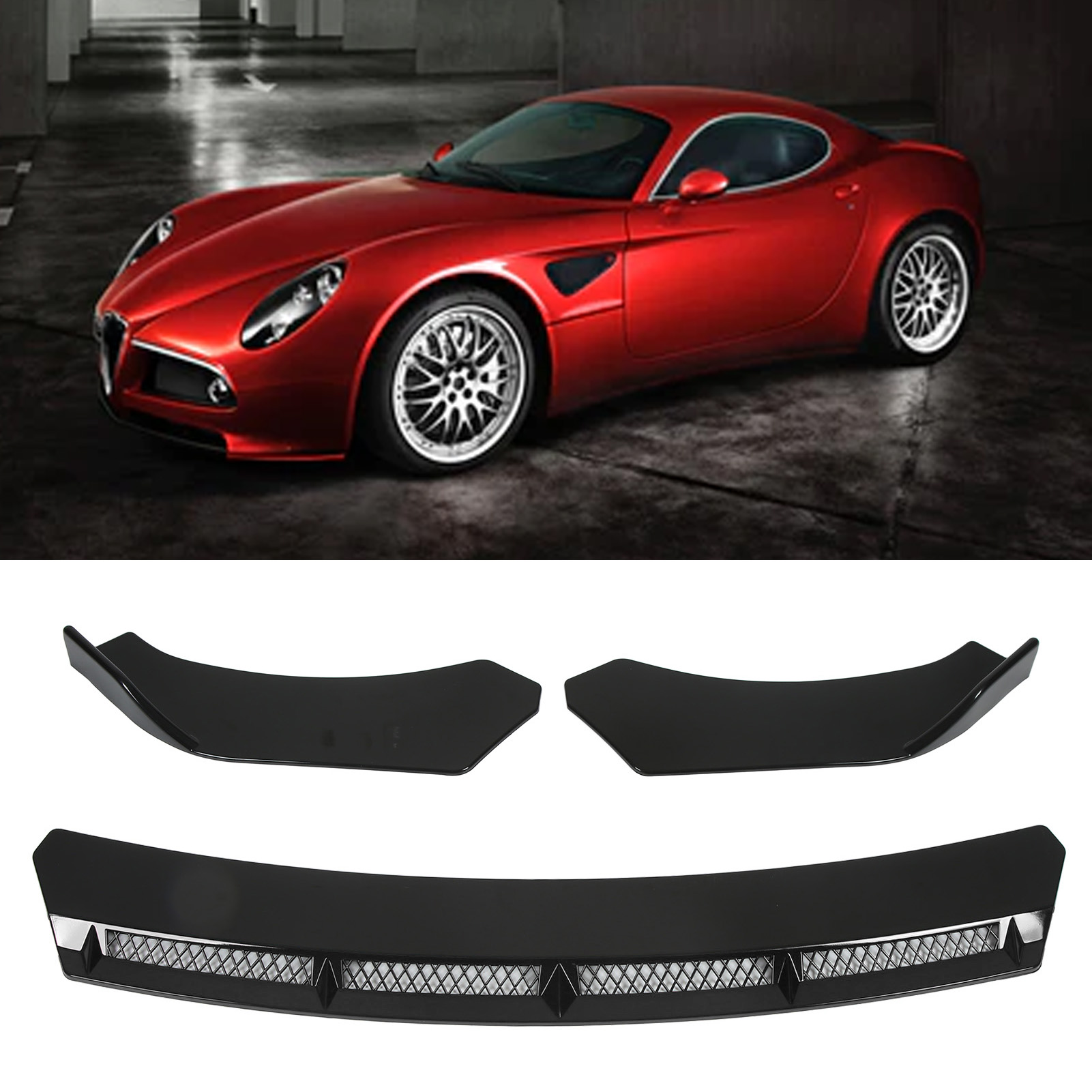 3pcs Car Front Bumper Lip Spoi - Car Accessories Lipa review and price