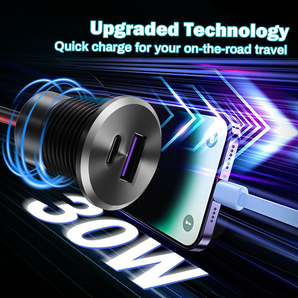 Mini Car Charger Dual Fast Cha - D.A.D Car Accessories review and price