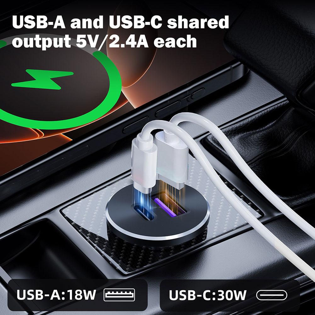Mini Car Charger Dual Fast Cha - D.A.D Car Accessories review and price