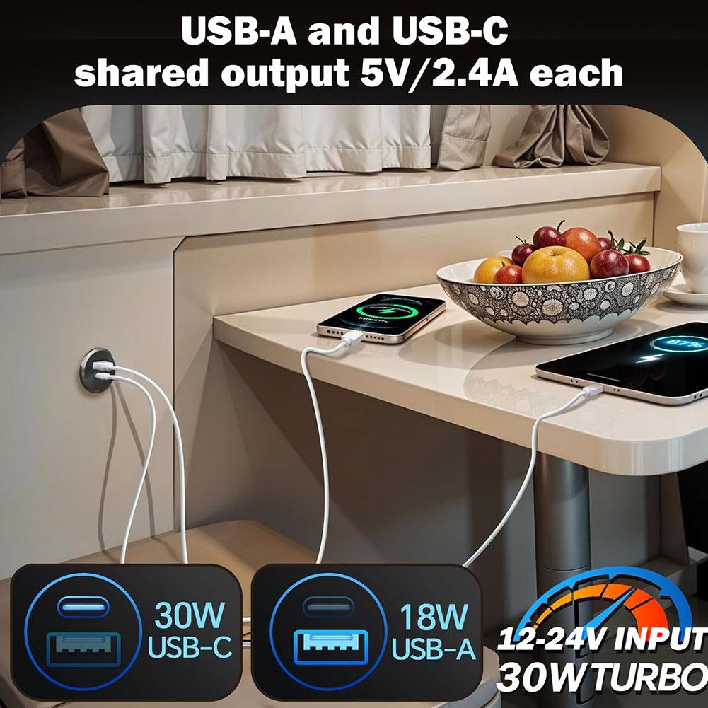 Mini Car Charger Dual Fast Cha - D.A.D Car Accessories review and price