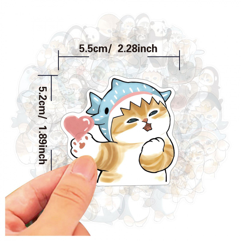 Mofusand Cute Stickers for  Fu - Car Accessories Quotes review and price