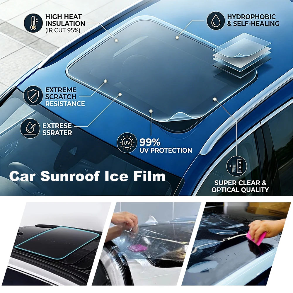 7.5mil TPH Car Sunroof Ice Arm - Tinted Window Film review and price