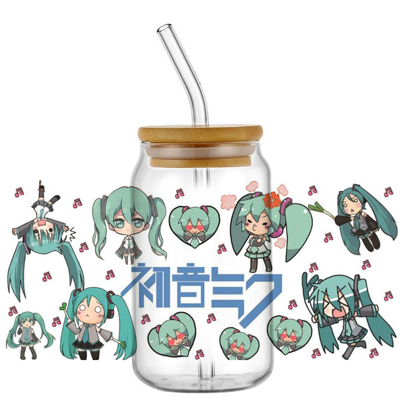 Hatsune Miku UV DTF Cup Wrap 1 - Car Accessories Quotes review and price