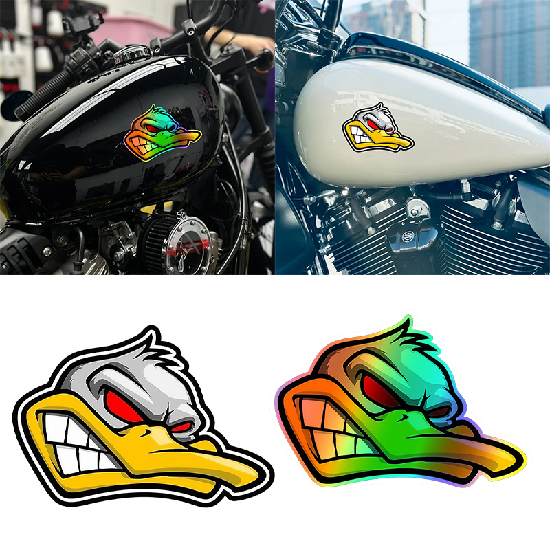 1PC Funny Cartoon Angry Duck H - Car Accessories Quotes review and price