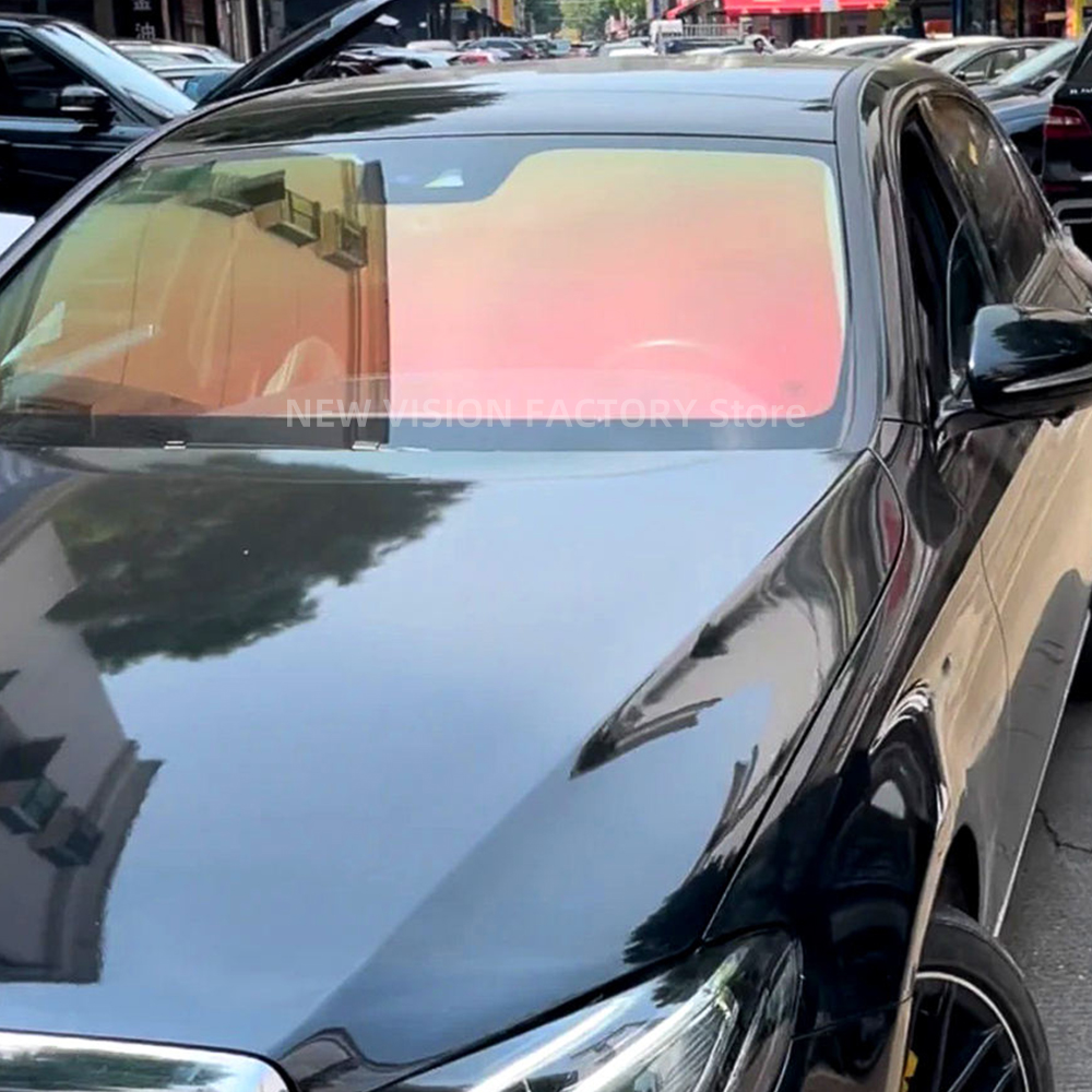 1mX3m 70%VLT Aurora Red Green  - Tinted Window Film review and price