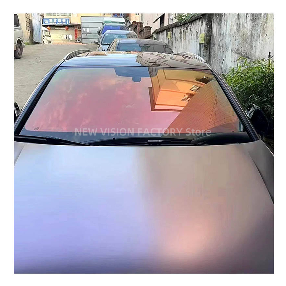 1mX3m 70%VLT Aurora Red Green  - Tinted Window Film review and price