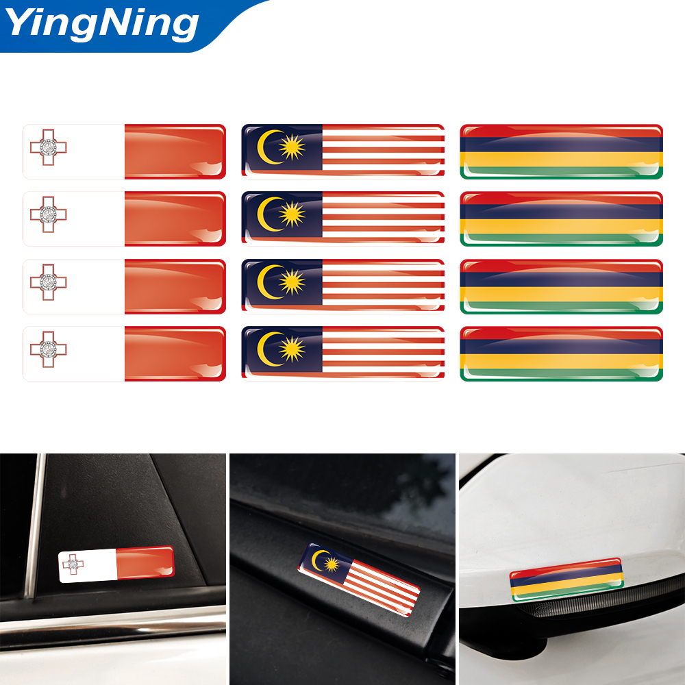 4PCS 3D Epoxy Domed Sticker Ma - Car Accessories Malaysia review and price