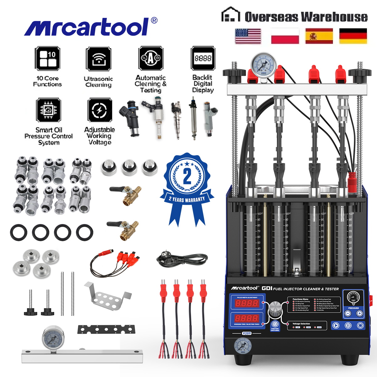 MR CARTOOL V209 GDI EFI FEI Pi - Fuel Injector Cleaner review and price