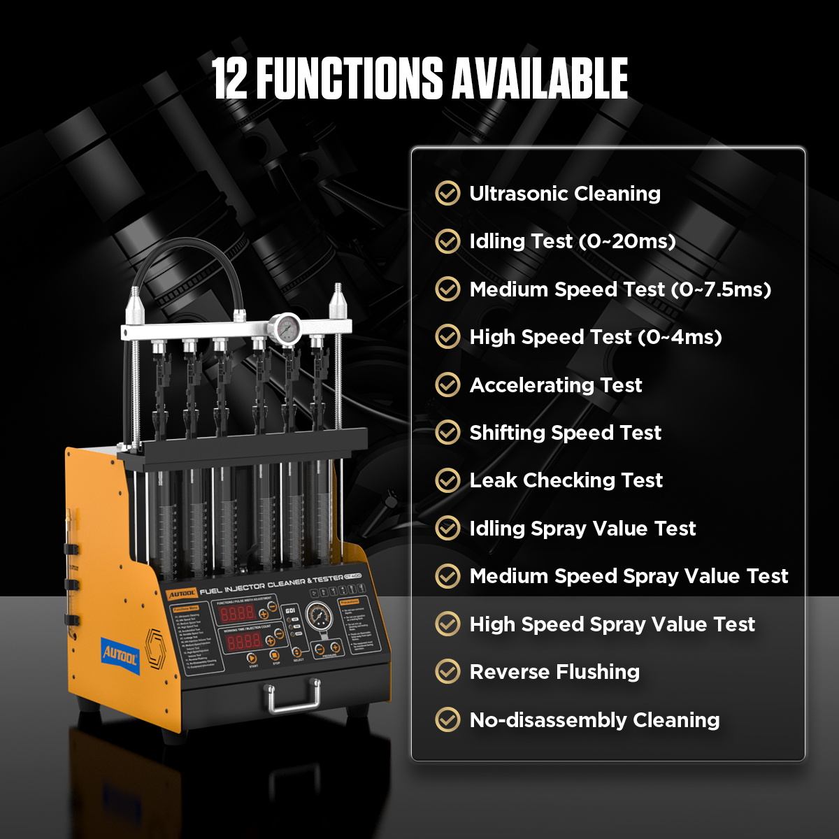 AUTOOL CT400 GDI EFI FEI Piezo - Fuel Injector Cleaner review and price